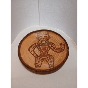 Costa Rica Guaital ceramic pottery 1982 6.25"×1"